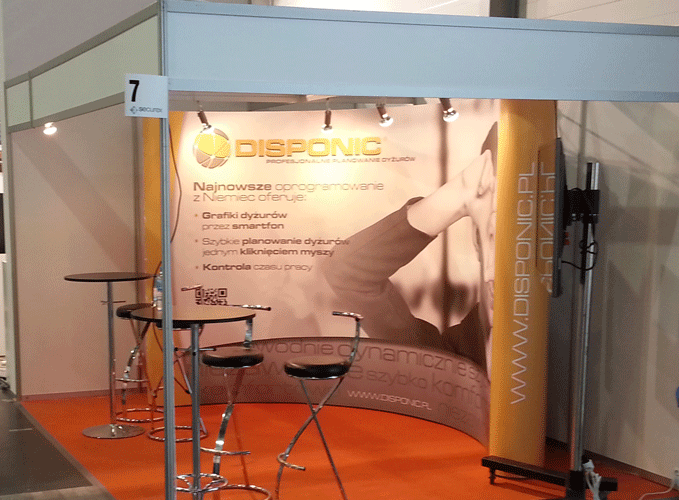 Vorstellung der Software Disponic auf der Messe Securex in Polen