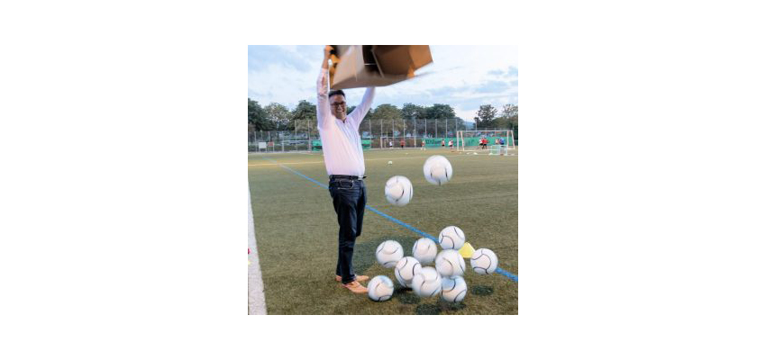 Wer Fußball spielt braucht viele Bälle. Die Bite AG bringt welche ins Spiel….