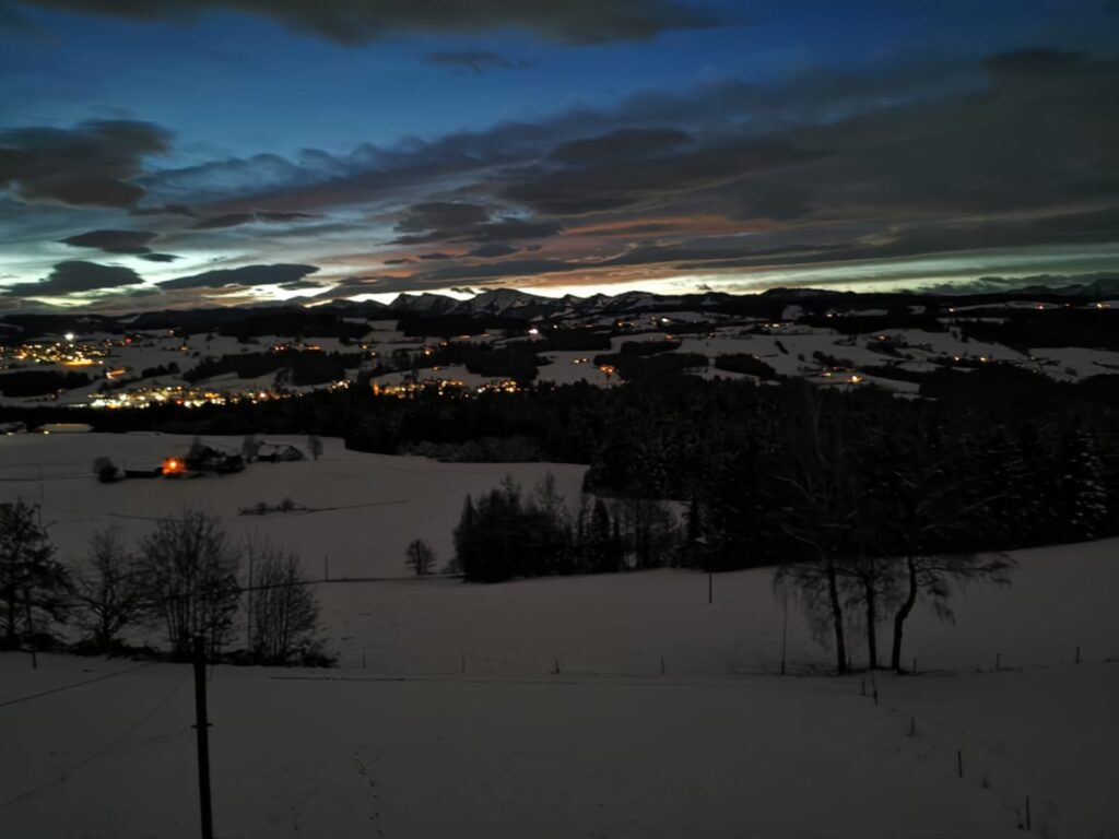 Weihnachten - Bild mit Schnee in der Region Stuttgart