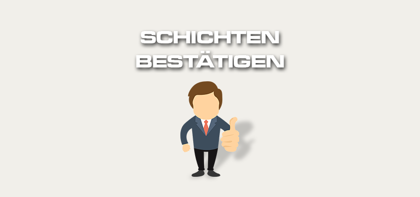 Dienstplan - Schichten bestätigen