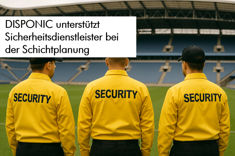 DISPONIC unterstützt Sicherheitsdienstleister bei der Schichtplanung Die Softwarelösung DISPONIC wird von führenden Sicherheitsdiensten genutzt, um die Schichtplanung effizient durchzuführen