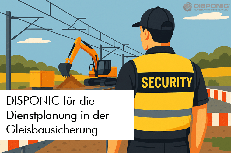 Disponic für die Dienstplanung in der Gleisbausicherung DISPONIC unterstützt Unternehmen der Sicherheitsbranche - auch in der Gleisbausicherung - bei der Dienstplanung