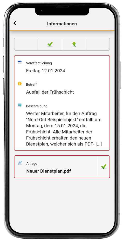 Informationen für Mitarbeiter im Sicherheitsunternehmen Informationen für Mitarbeiter im Sicherheitsunternehmen