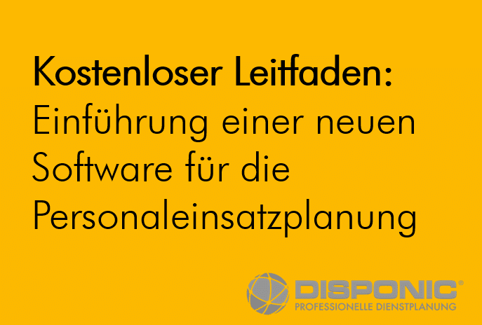 Kostenloser Leitfaden für erfolgreiche Einführung von Dienstplanungssoftware