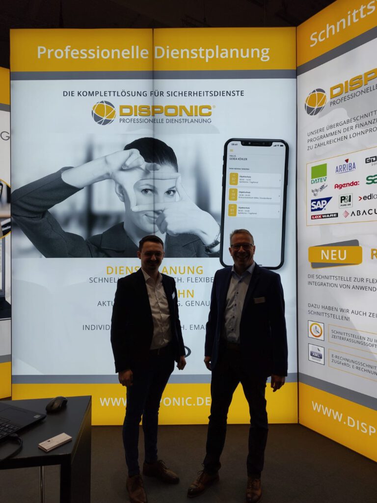 DISPONIC Software für Sicherheitsdienste auf der Messe Security in Essen