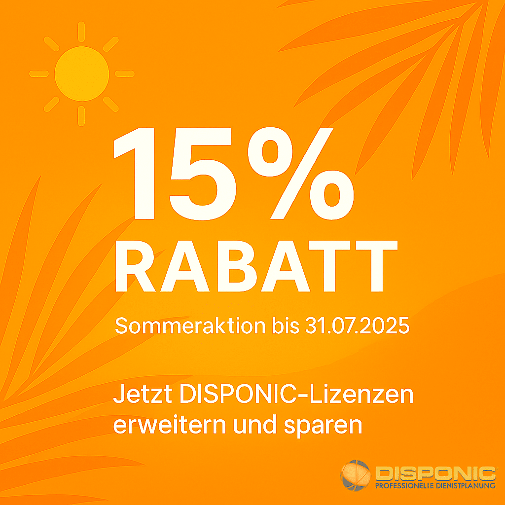 🌞 Sommeraktion 2025 – 15 % auf alle Lizenzen!