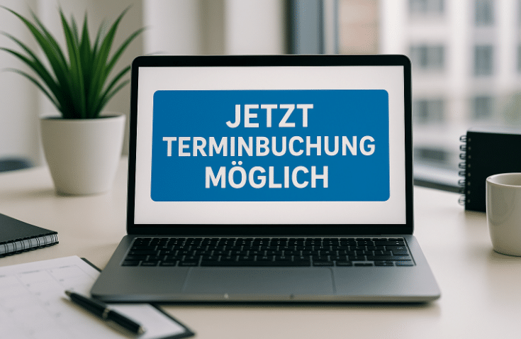 Bei der DISPONIC-Kundenbetreuung können Sie jetzt auch ganz unkompliziert einen Termin buchen.
