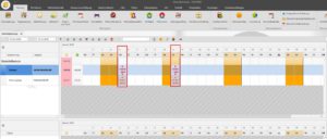 Sie überprüfen zum Schluss die Dienstplanung im Hinblick auf die Sollvorgaben