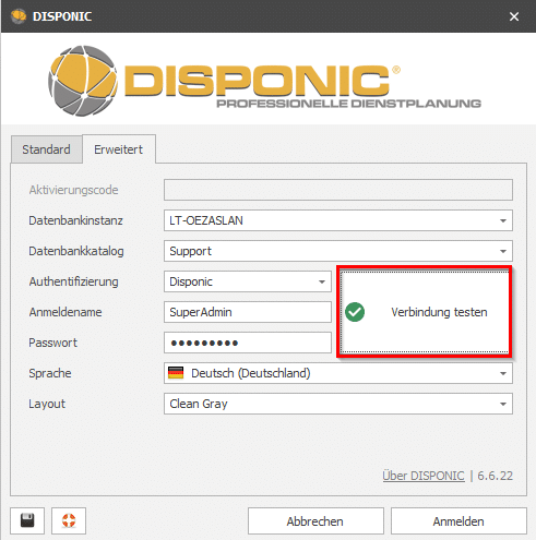 Was sollten Sie bei Verbindungsproblemen zu DISPONIC tun?