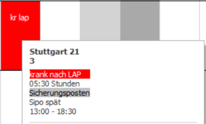 Ansicht Tooltip - Lohnfortzahlung
