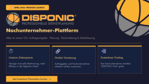 Die Vorteile der DISPONIC NAchunternehmer-Plattform im Überblick