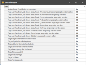 DISPONIC Dashboard - Mitarbeiterinformationen