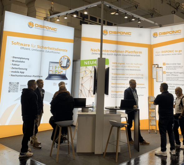 DISPONIC Messestand auf der Security 2026 in Essen